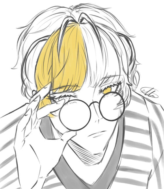 ebibumble lineart sketch gb